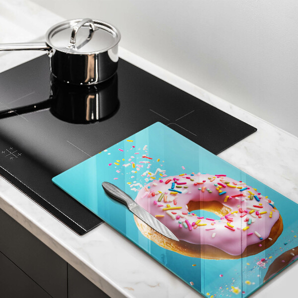 Glass worktop saver Sweet donut