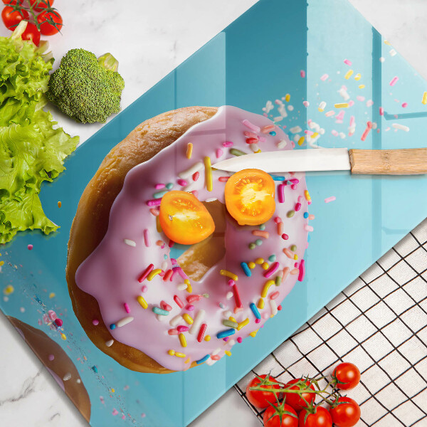 Glass worktop saver Sweet donut