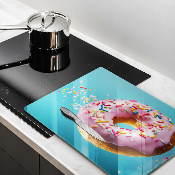 Glass worktop saver Sweet donut