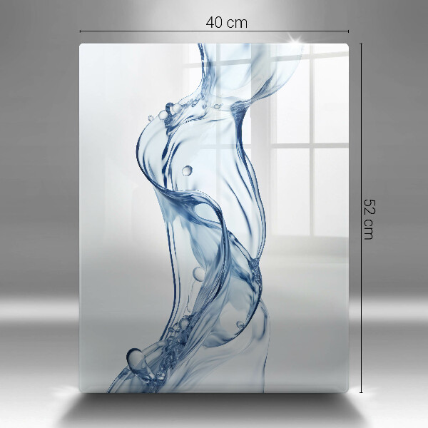 Glass worktop saver Clean water