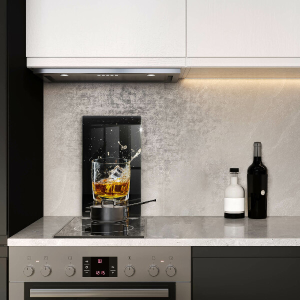 Glass worktop saver A glass of whiskey