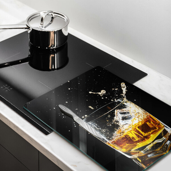 Glass worktop saver A glass of whiskey
