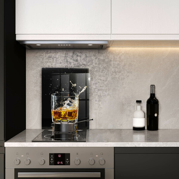 Glass worktop saver A glass of whiskey