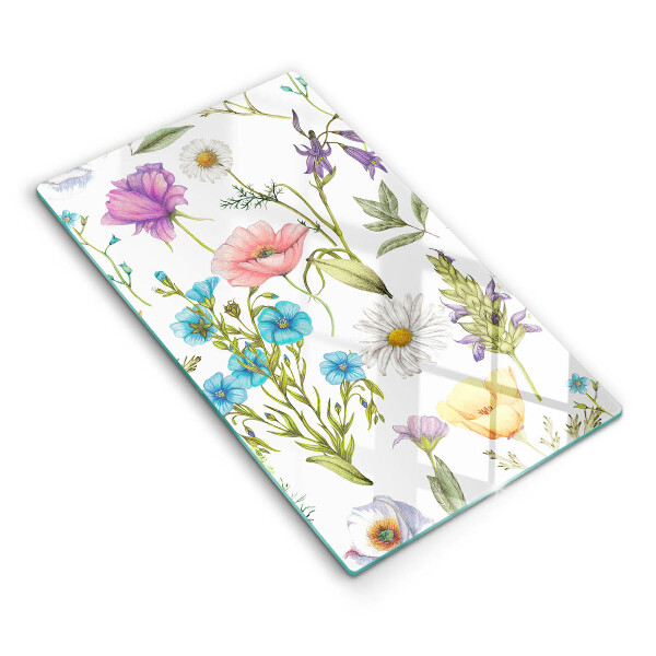 Cutting board Flowers illustration