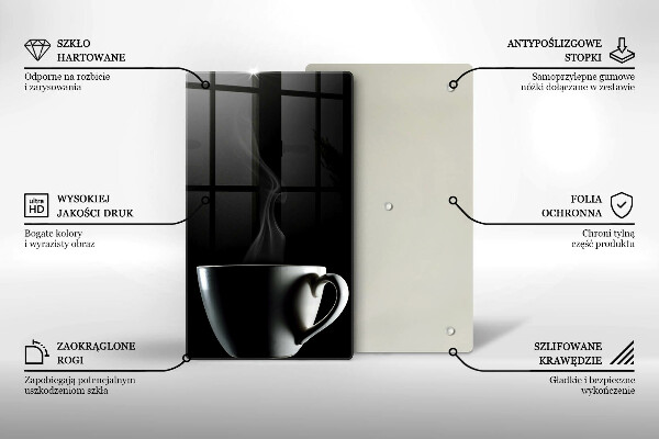 Cutting board A cup of tea