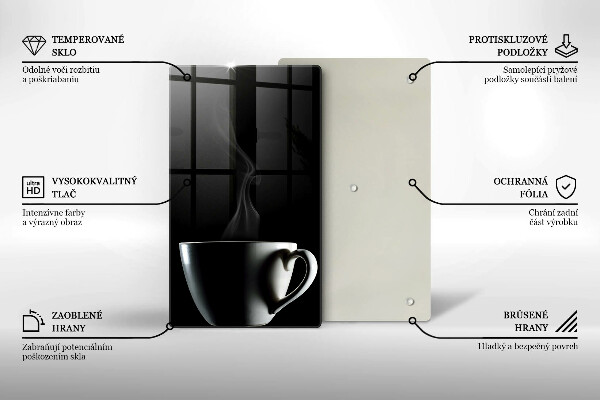 Cutting board A cup of tea