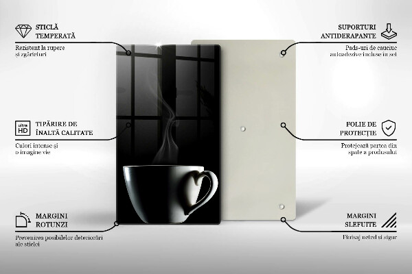 Cutting board A cup of tea