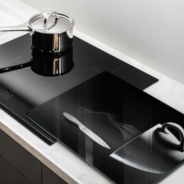 Cutting board A cup of tea