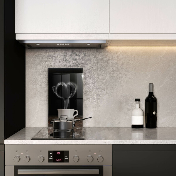 Cutting board Coffee cup heart