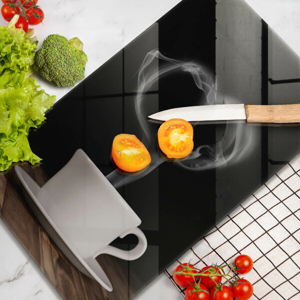 Cutting board Coffee cup heart