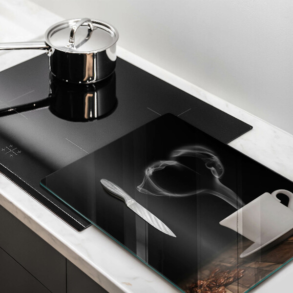 Cutting board Coffee cup heart