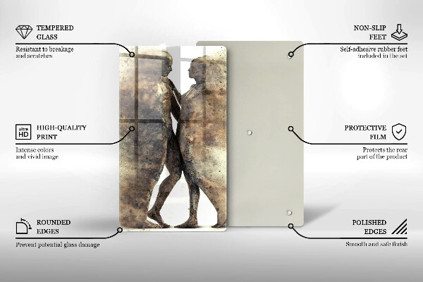 Cutting board Bodies of people in love