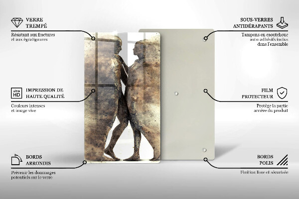Cutting board Bodies of people in love