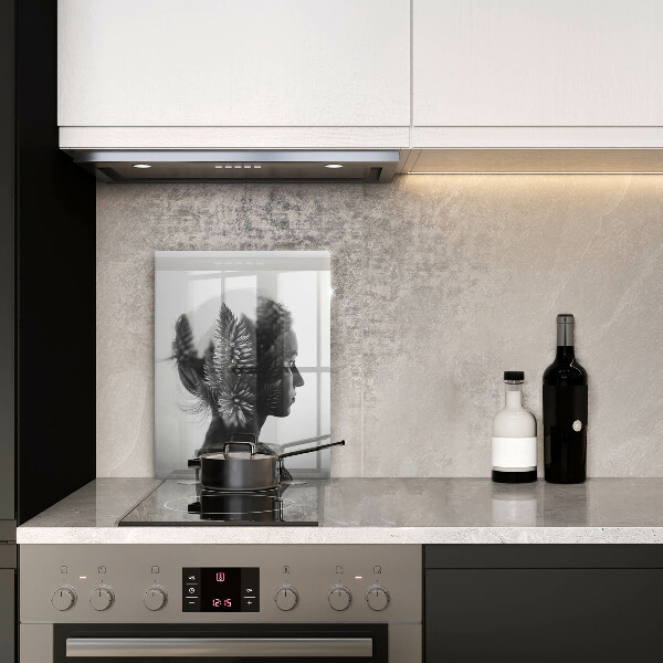 Cutting board Woman and forest