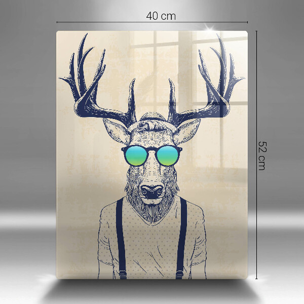 Cutting board Illustration Man Jeleń