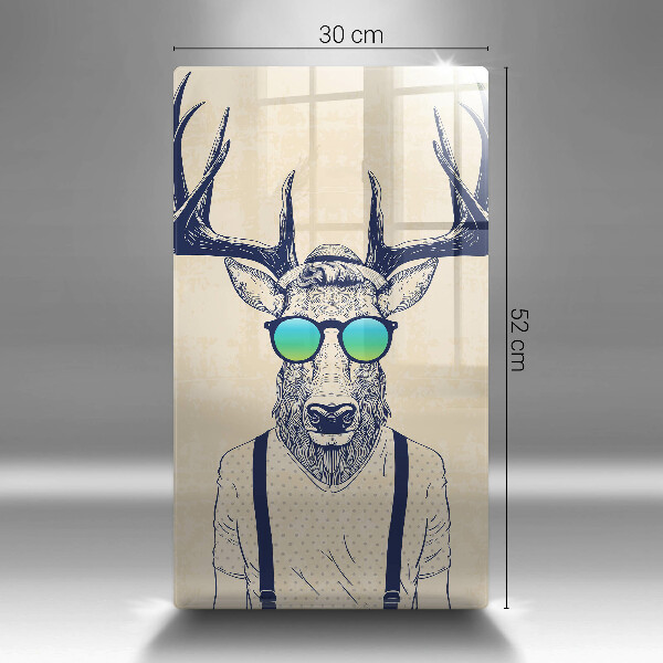 Cutting board Illustration Man Jeleń