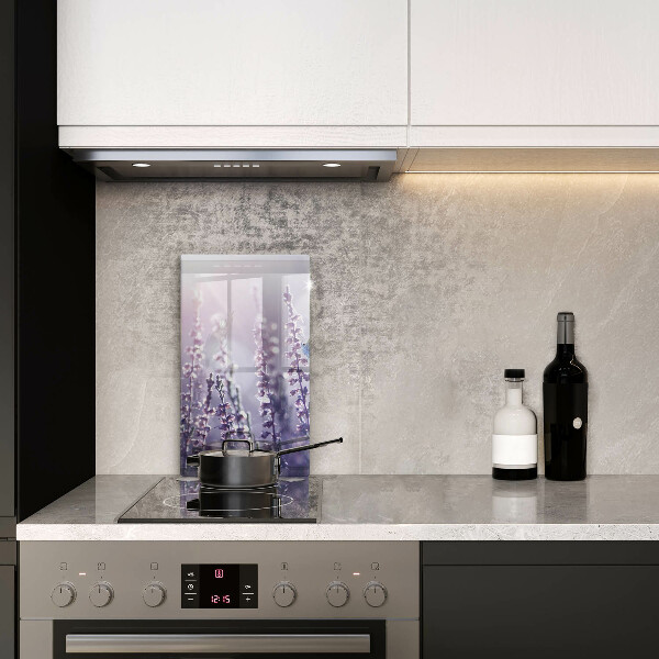 Cutting board Field flowers and butterfly