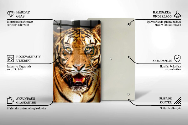 Cutting board Wild animal tiger