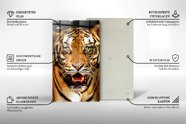 Cutting board Wild animal tiger