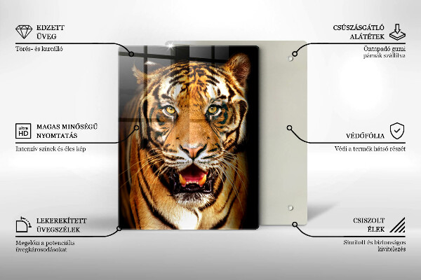 Cutting board Wild animal tiger