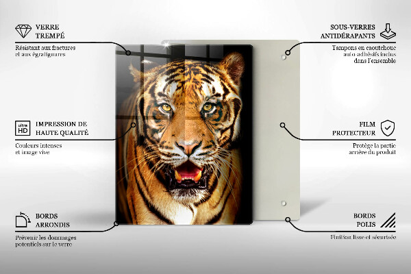 Cutting board Wild animal tiger