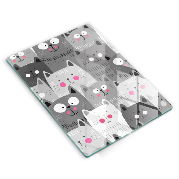 Cutting board Illustration of cats