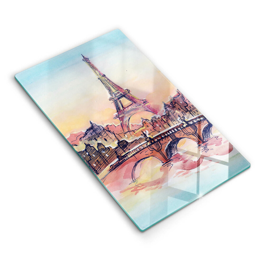 Cutting board Paris landscape Eiffel Tower