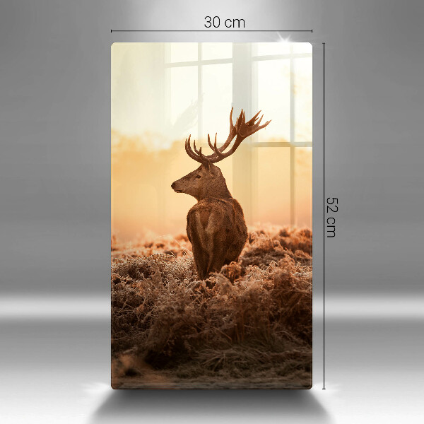 Cutting board Deer in the field