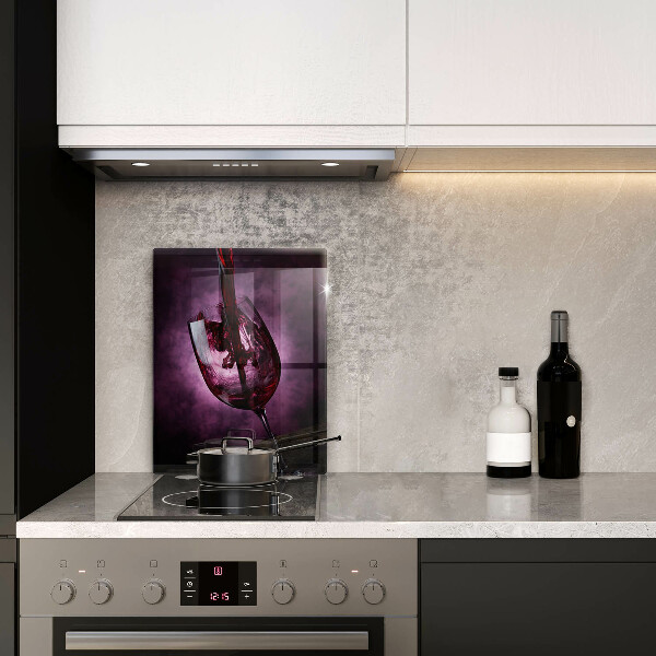 Cutting board A glass of wine