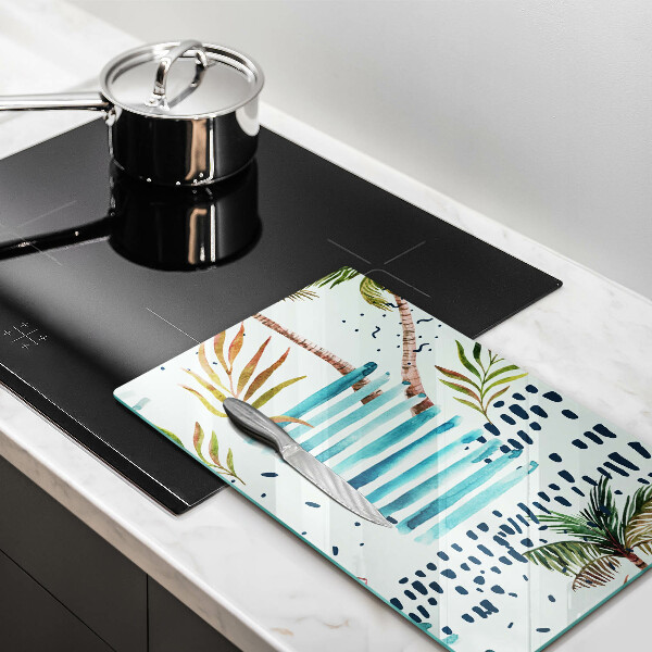 Glass worktop saver Holiday illustrations