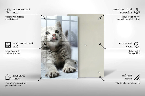 Cutting board Little cute kitty