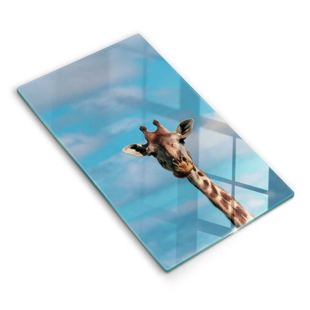 Glass worktop saver Giraffe and heaven