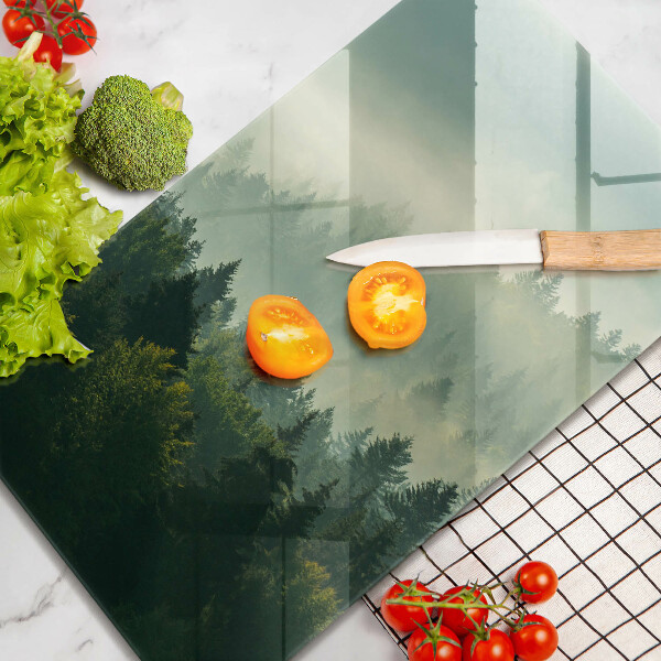 Cutting board Landscape view of the forest