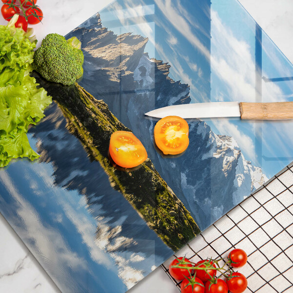 Cutting board Mountain landscape