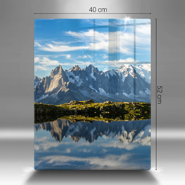 Cutting board Mountain landscape