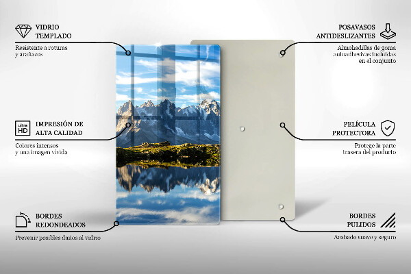 Cutting board Mountain landscape