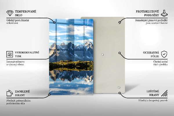 Cutting board Mountain landscape