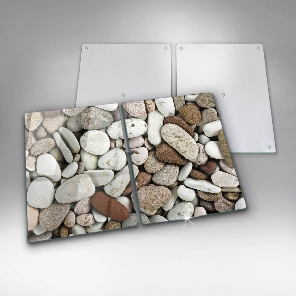 Chopping board Background small stones