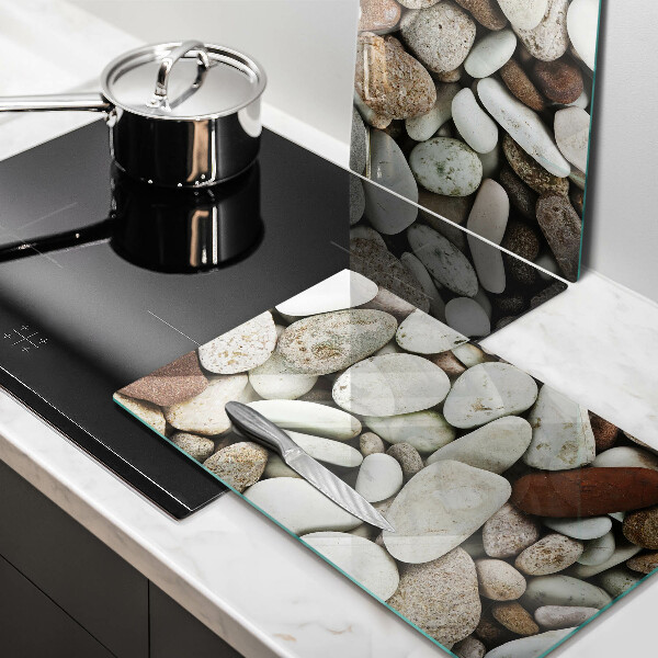 Chopping board Background small stones