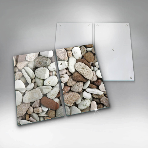Chopping board Background small stones
