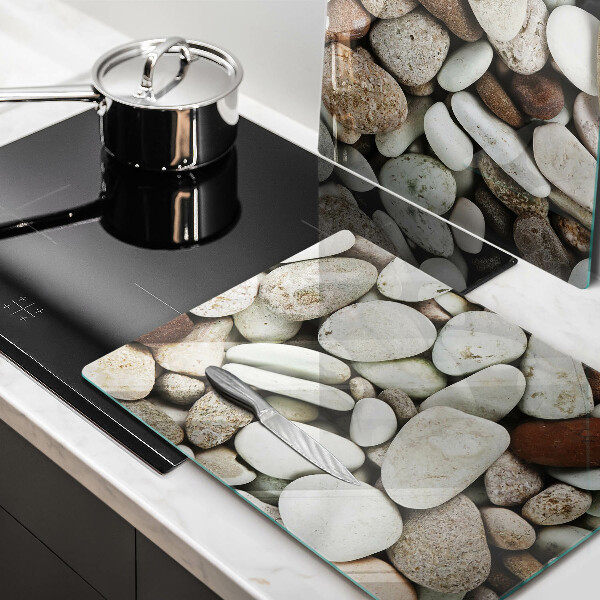 Chopping board Background small stones