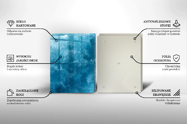 Chopping board Blue water