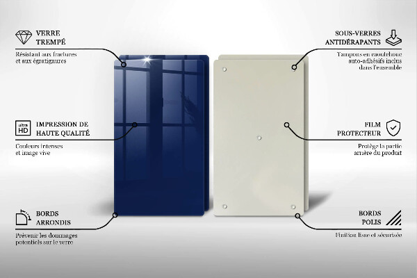 Chopping board Blue color