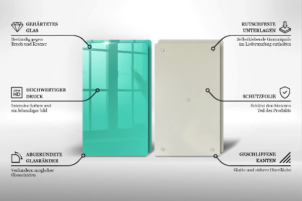 Chopping board Green color