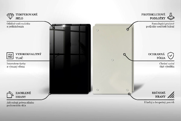 Chopping board Black colour