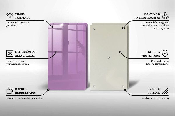 Chopping board Violet colour