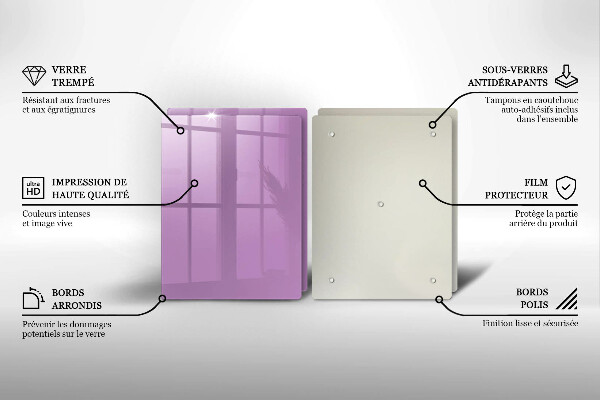 Chopping board Violet colour