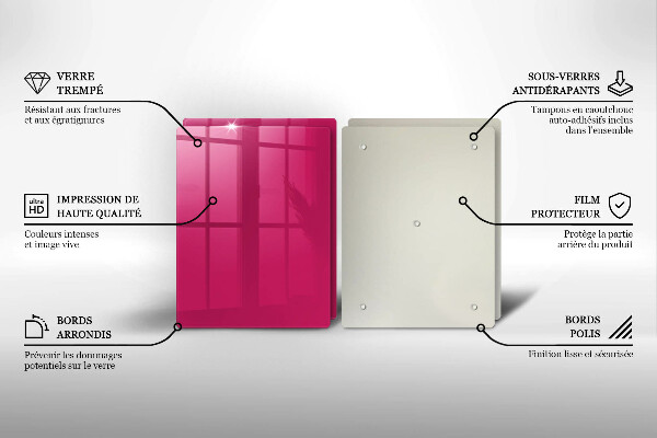 Chopping board Pink color