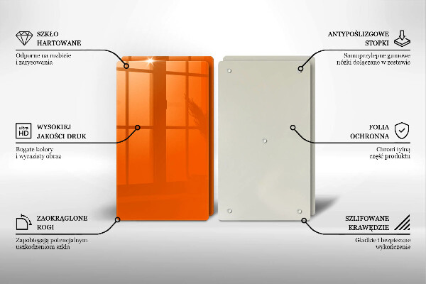 Worktop protector Orange color