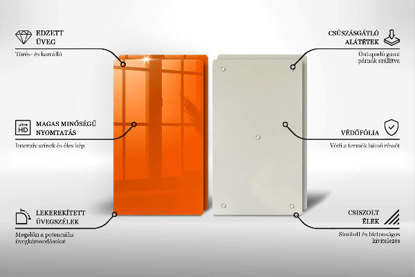 Worktop protector Orange color